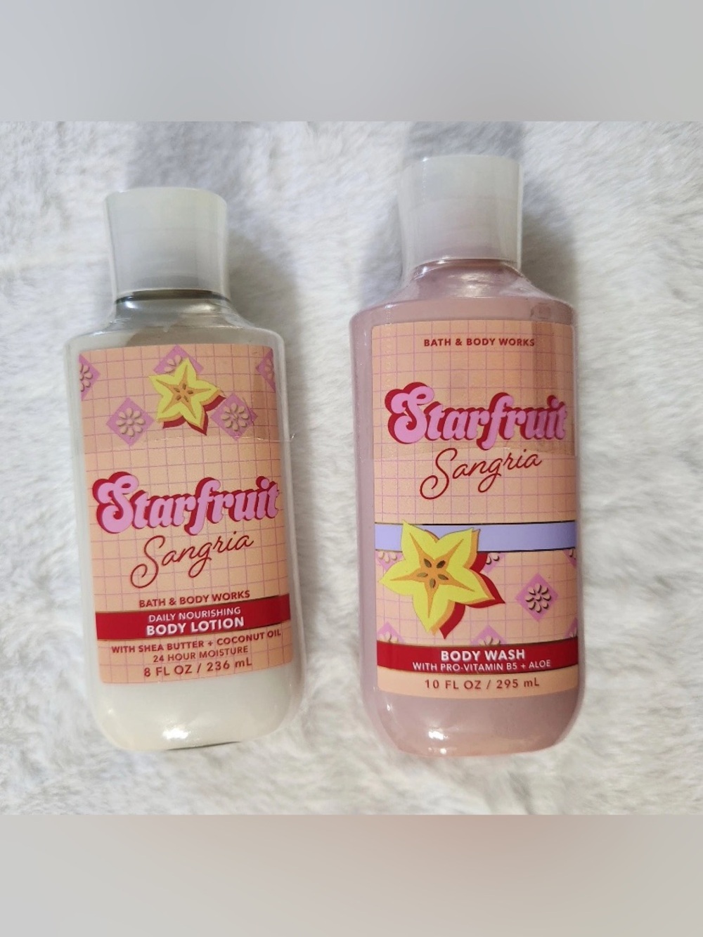 Bath & Body Works Starfruit Sangria Body Wash & Lotion - Factory Sealed